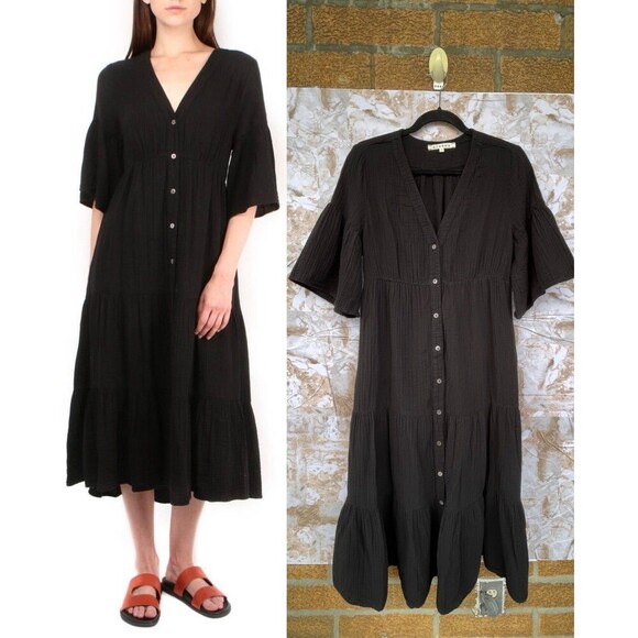 XIRENA KENDALL DRESS IN BLACK SIZE SMALL - Picture 1 of 12